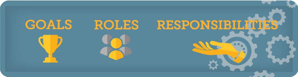 goals roles and responsibilities banner